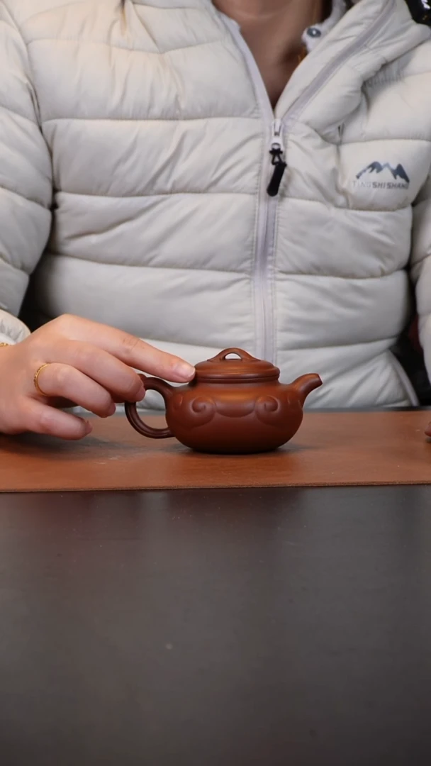 茶壶紫砂宜兴原矿紫砂壶    底槽清   160cc