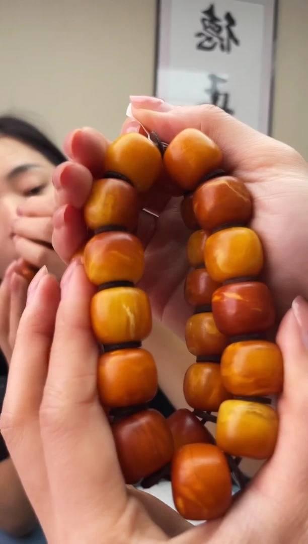 琥珀未镶嵌珠宝奇石T041 17花蜡假一罚十，多样性发一件