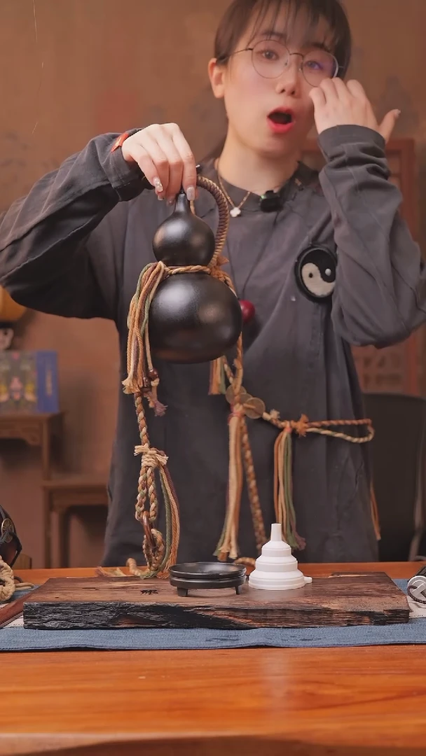 1025号链接精品大漆葫芦现货现发[一物一拍]（600ml）