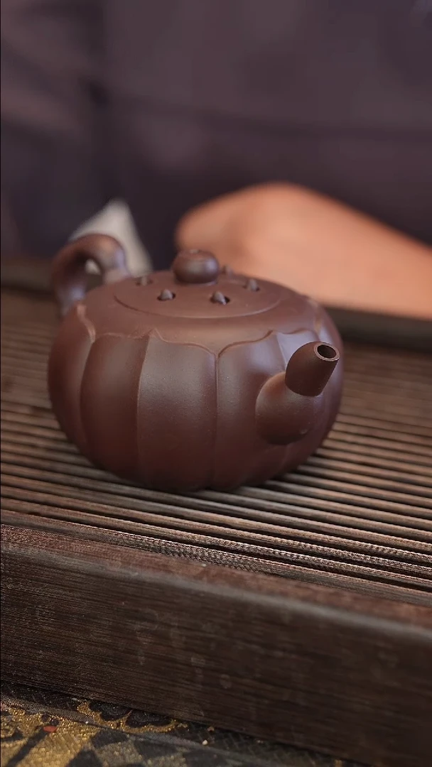 茶壶紫砂原矿手工制作300cc