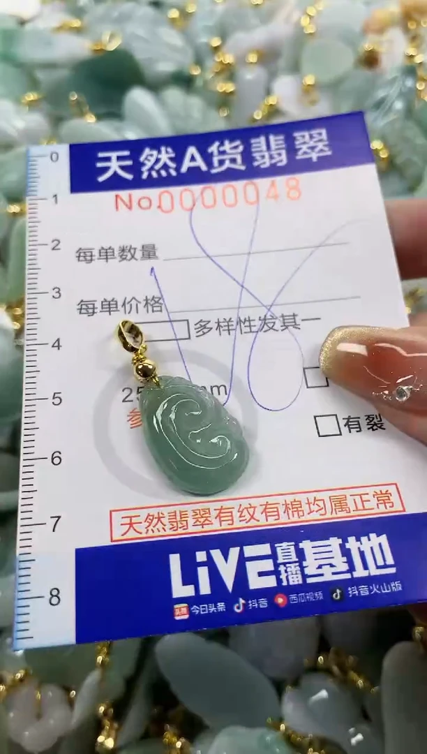 颈饰未镶嵌翡翠天然A货翡翠