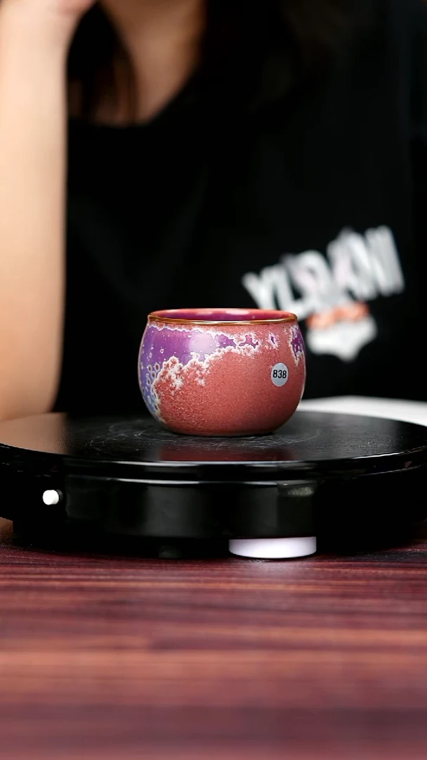 壶838#陈亚龙一级品原矿钧瓷钱袋杯