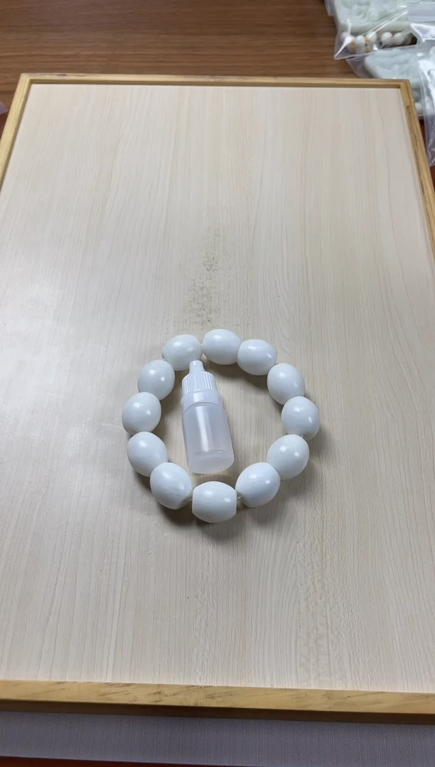 未镶嵌手串蓝田玉（蛇纹石化大理石玉）多样性发货一件