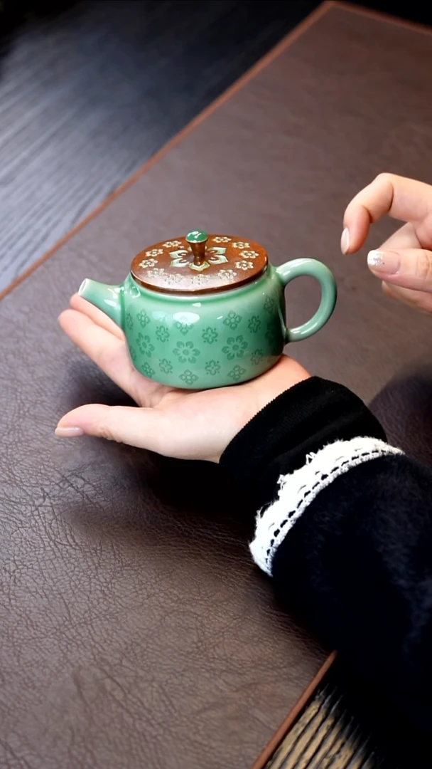 青瓷手工茶器包邮