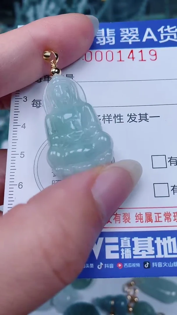 翡翠未镶嵌颈饰00001419