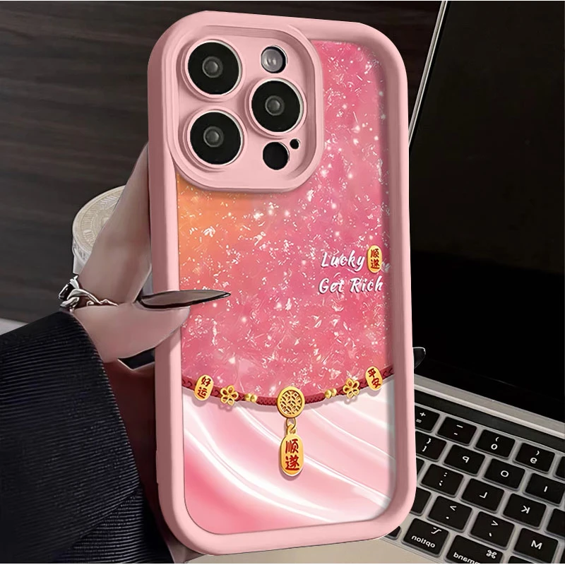 非立体 平安顺遂适用iphone16苹果手机壳15promax金刚14软131211