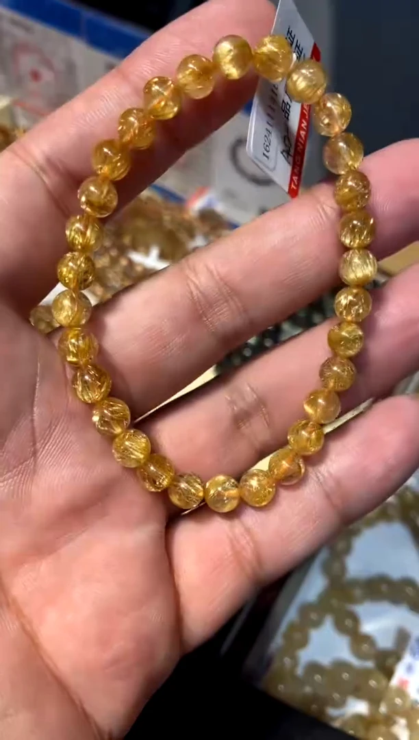 【闪购商品】水晶667-未镶嵌金发钛金6mm+