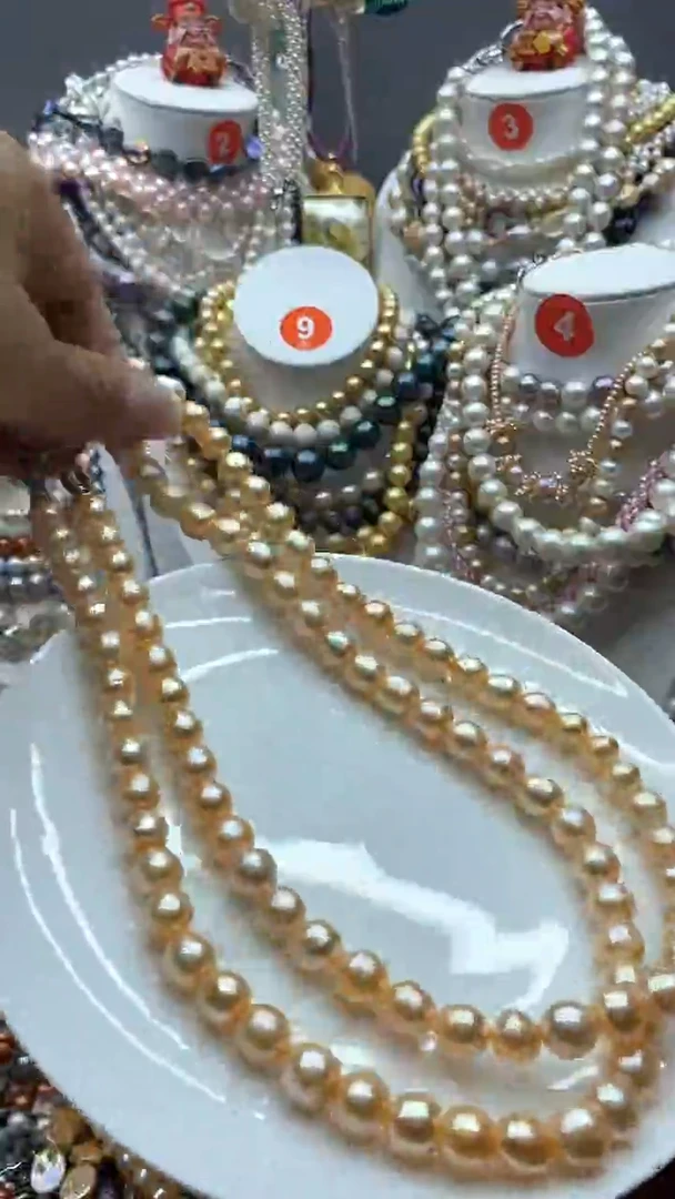 淡水珍珠未镶嵌颈饰1