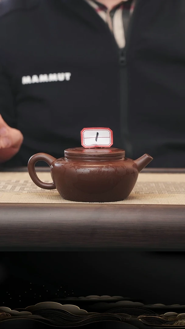 茶壶紫砂1号桑扁壶微瑕
