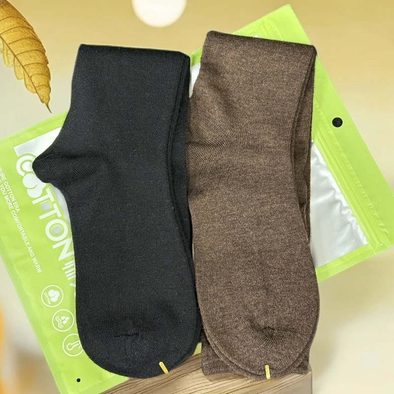 XL-576长筒袜子女秋冬款羊毛羊绒厚保暖小腿袜冬季高筒袜