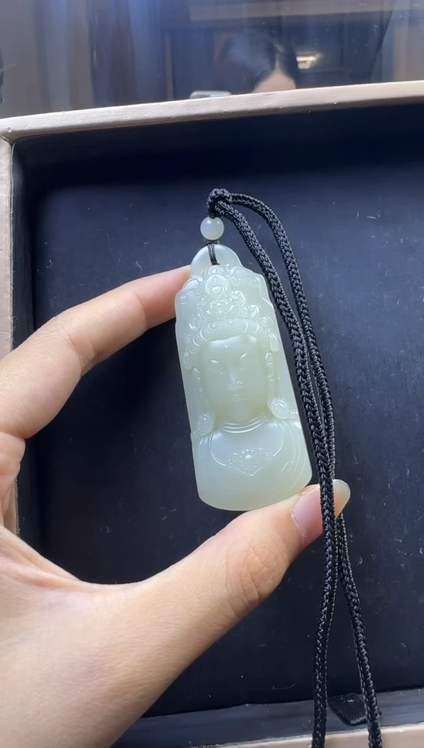 和田玉未镶嵌吊坠(不含链)14