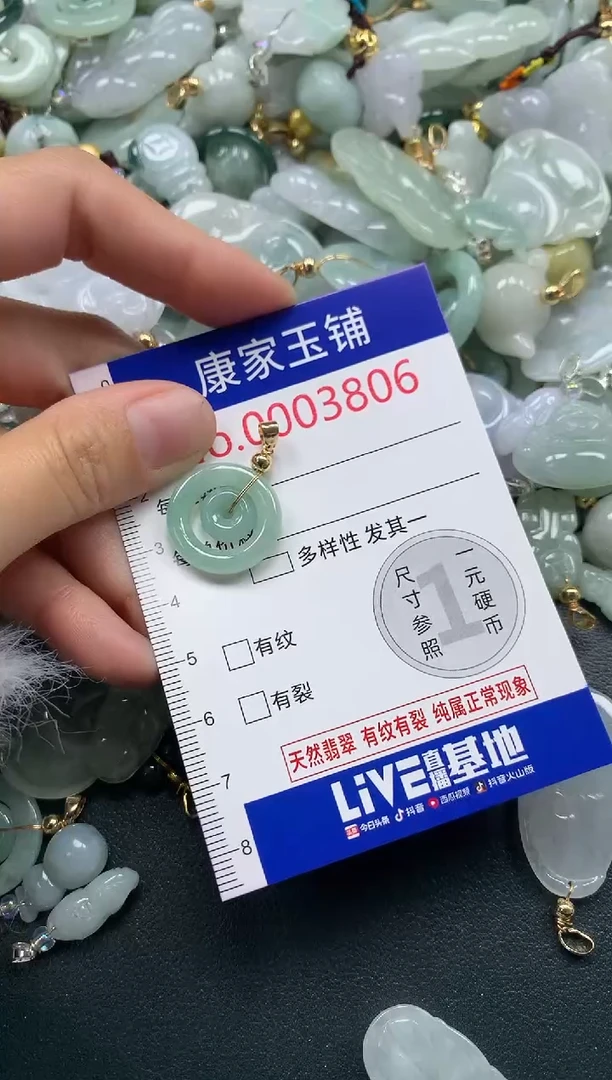 颈饰未镶嵌翡翠3806