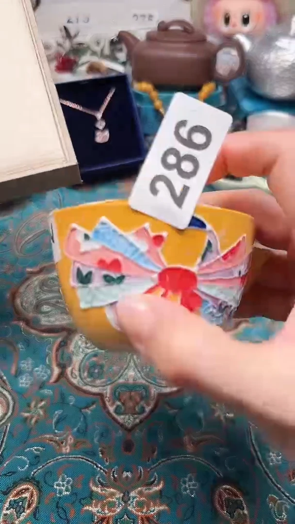 瓷片瓷片柴窑烧制半手工多人