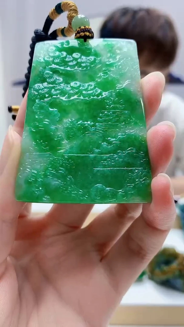 未镶嵌定制翡翠4868zm-毛货挂件181