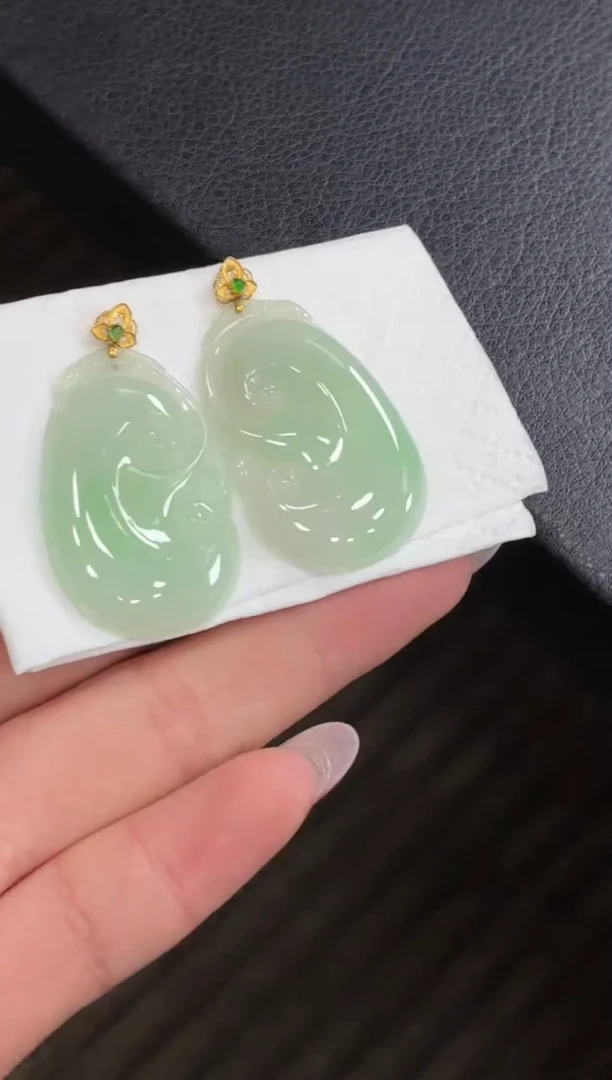 18K金镶嵌定制翡翠DDJ40559/多样性发一件