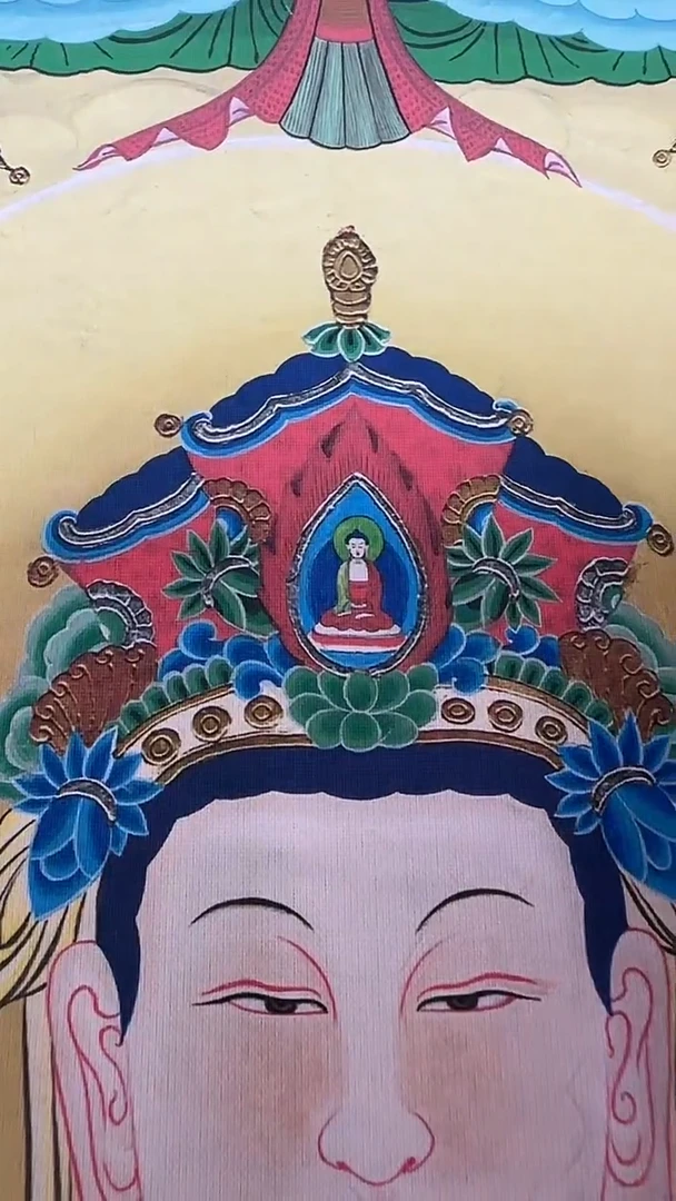 卷轴画【主播精品】高端卷轴画——唐卡A166