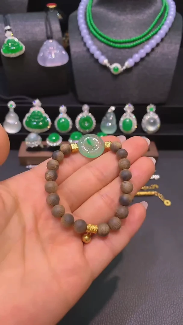 未镶嵌手链翡翠手链