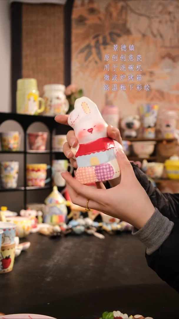摆件陶旺的可以陶瓷手工创意设计款陶瓷