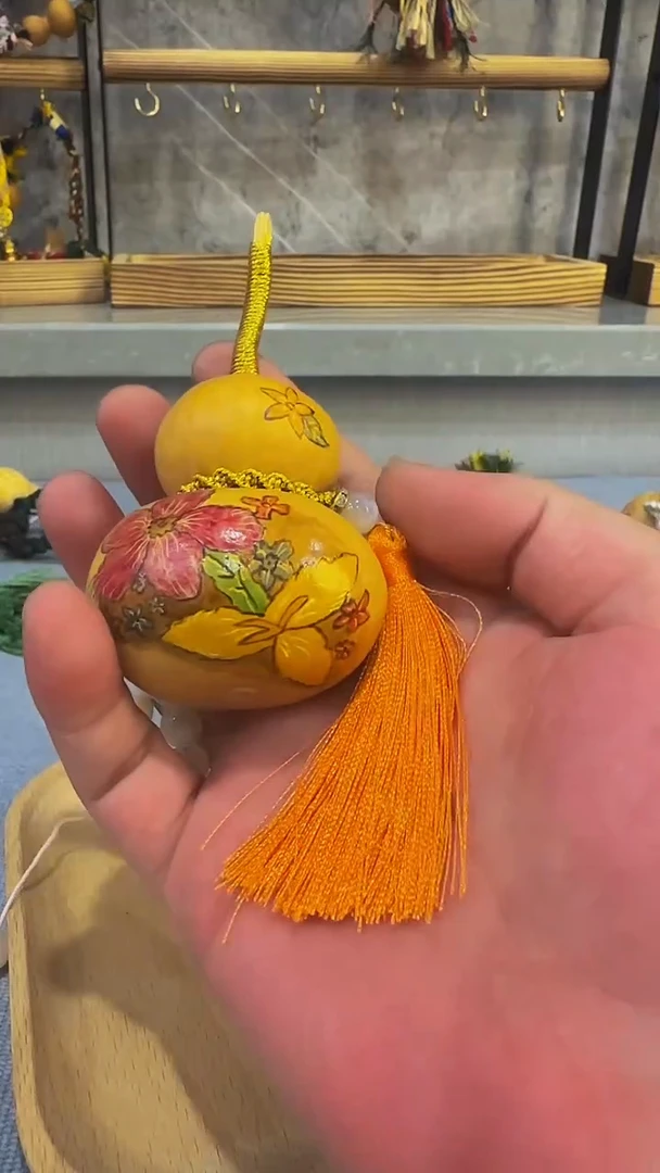 精品手绘葫芦包挂