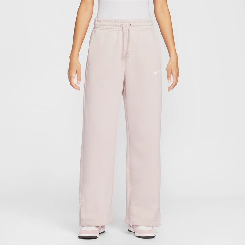 Nike Sportswear Phoenix Fleece 女子加绒高腰阔腿长裤IH1012