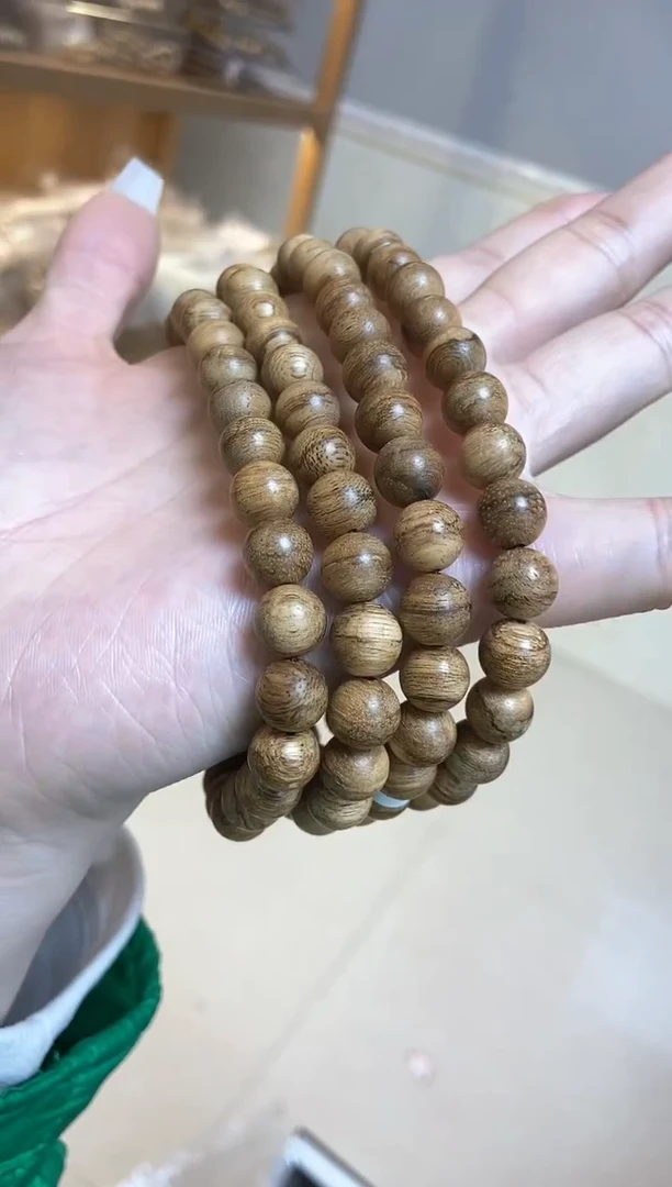 【闪购商品】沉香手串达拉干圆珠长串0.9多样性发其一28