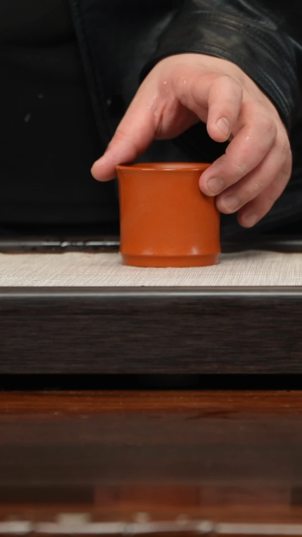 【闪购商品】紫砂茶壶朱泥竹节杯