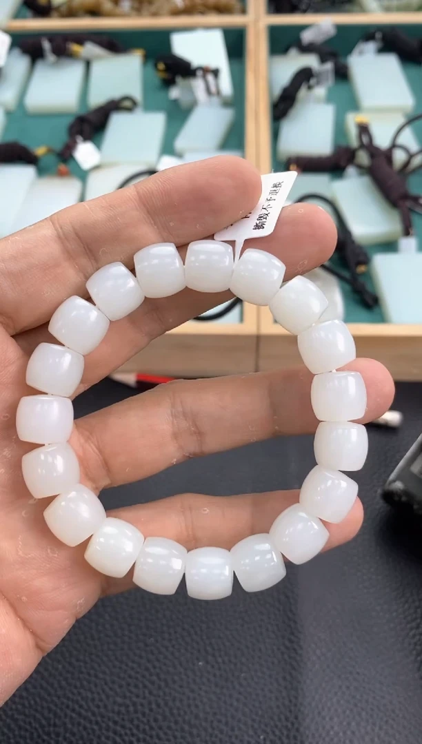 手串未镶嵌和田玉手串卡12