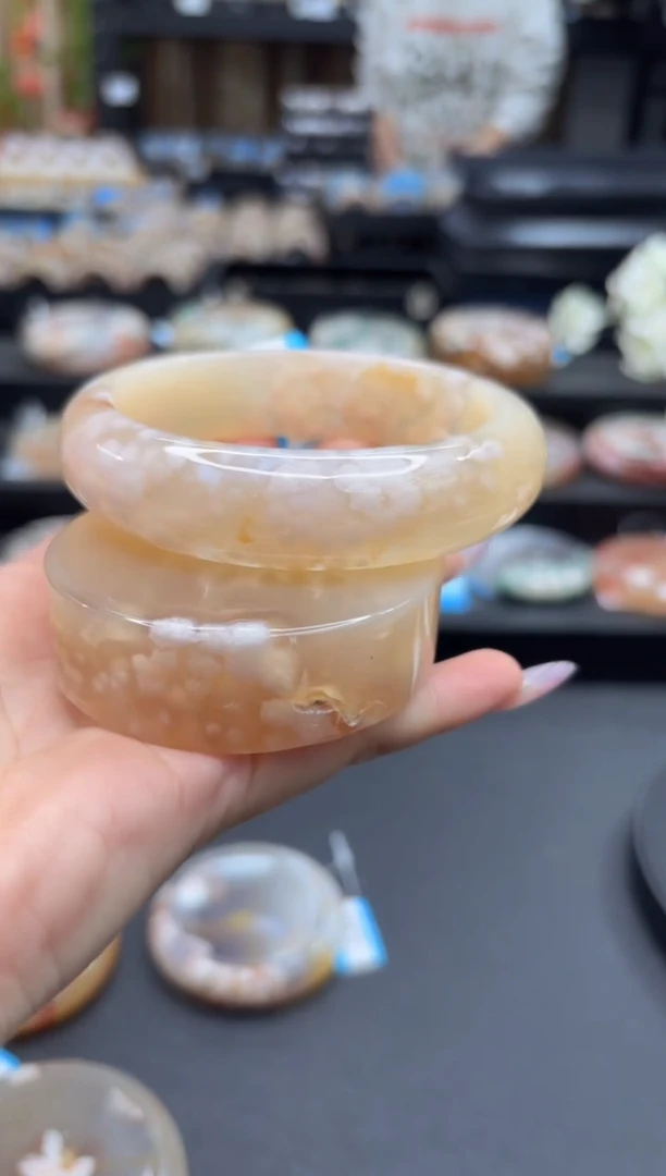 未镶嵌手镯石英质玉A178(63圈赠送镯心)