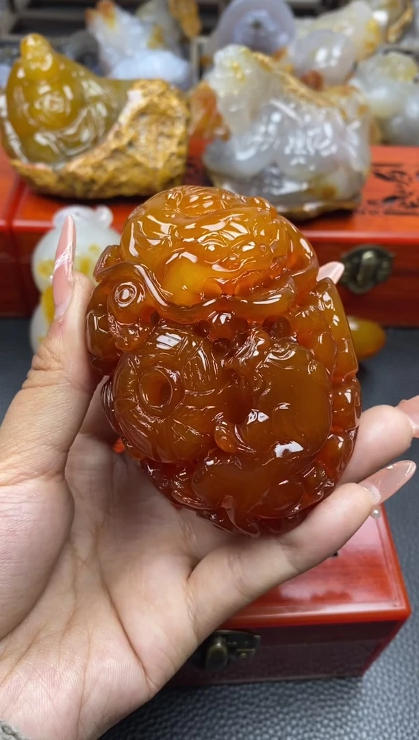 【闪购商品】玛瑙/玉髓手把未镶嵌00