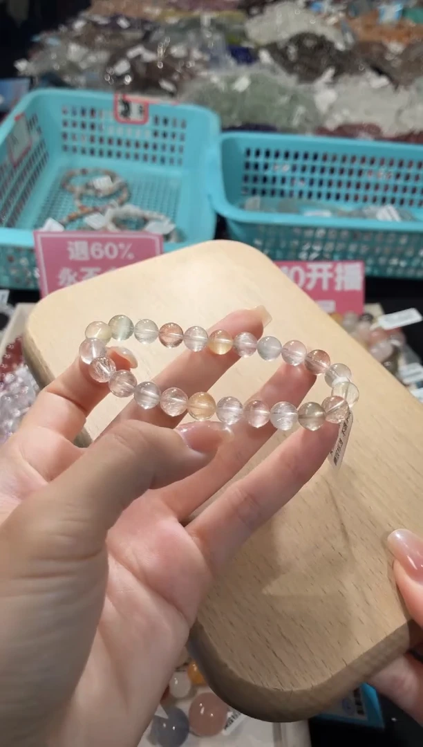 未镶嵌手串水晶365号 多样性发一Q   8+