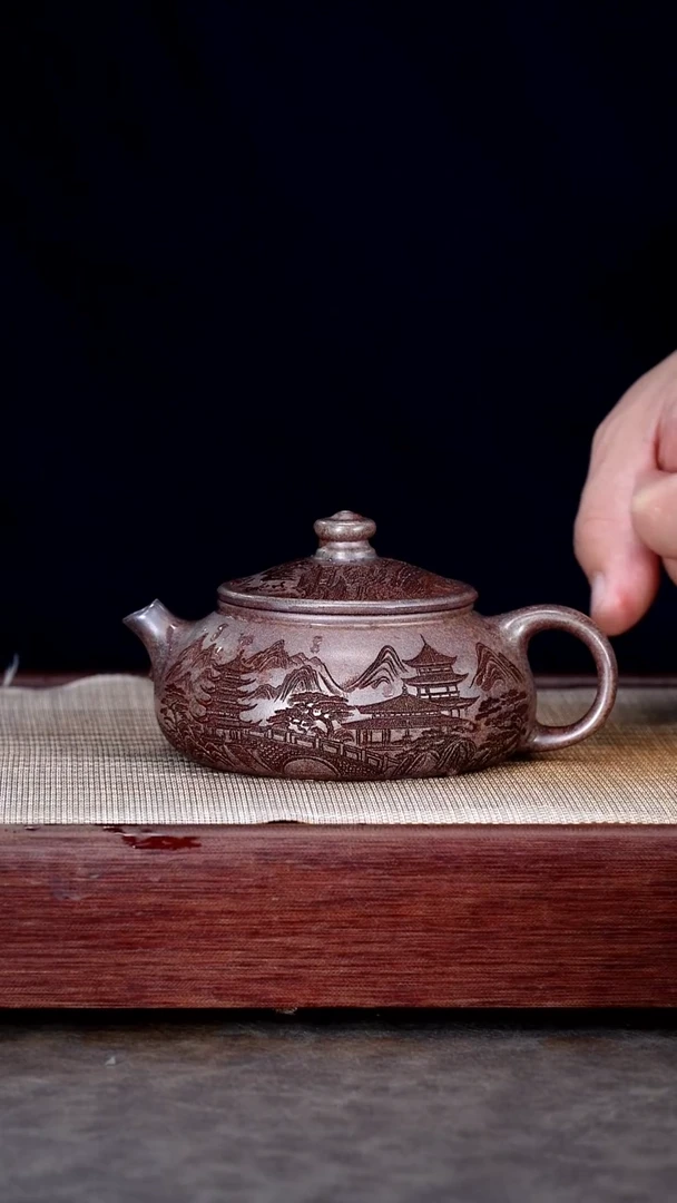 茶壶紫砂宜兴紫砂茶壶@@CH04218
