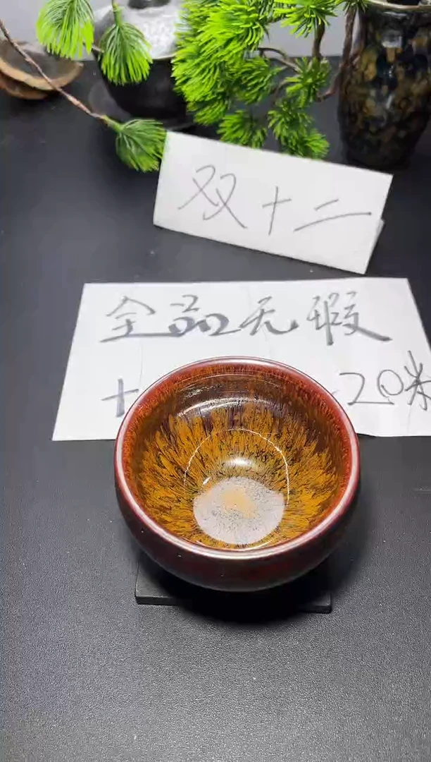 茶盏125叶紫建盏