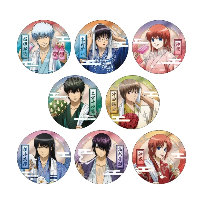 银魂 浴衣吧唧 未成年人禁止下单 默认厂瑕