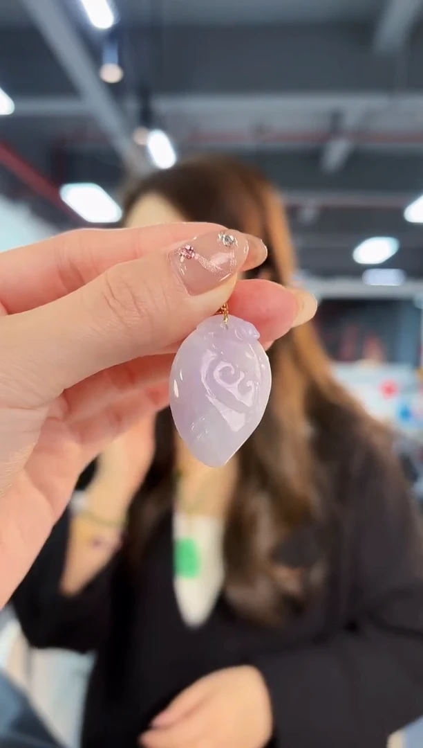 【闪购商品】翡翠颈饰18K金镶嵌缅料A货/支持复检/一件