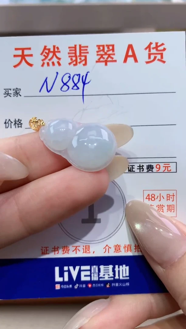 颈饰未镶嵌翡翠天然翡翠A货挂件