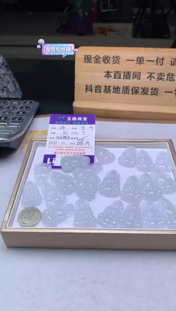 翡翠未镶嵌吊坠(不含链)多样性发其一-F0152742