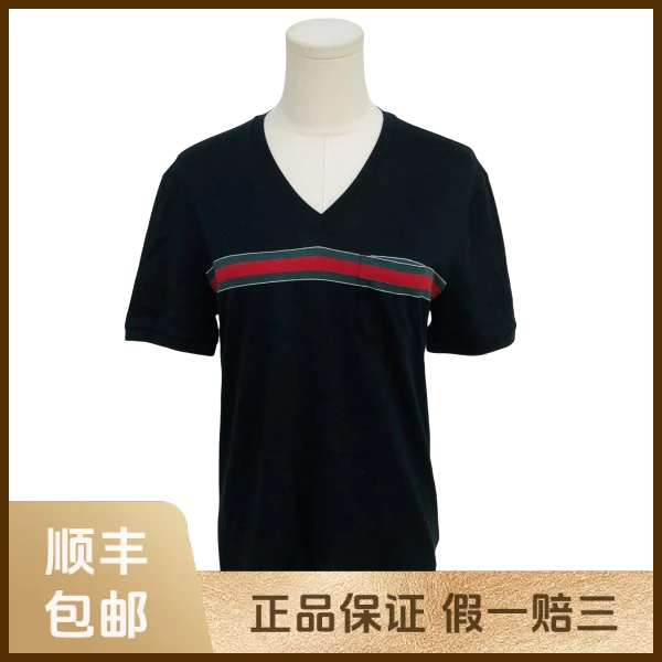 【一件9折】妃鱼/古驰/棉/T恤/95新/s一零三一