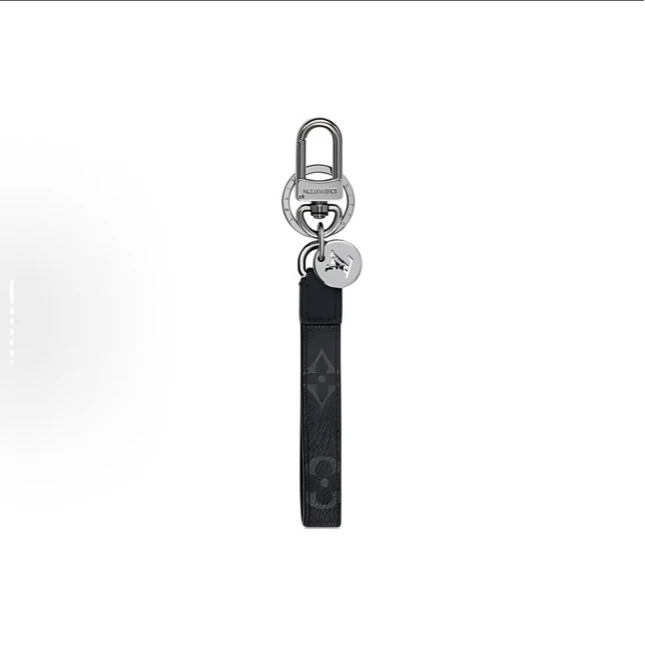未使用 LouisVuitton/路易威登 印花标志图案 黑武士 老花 钥匙扣