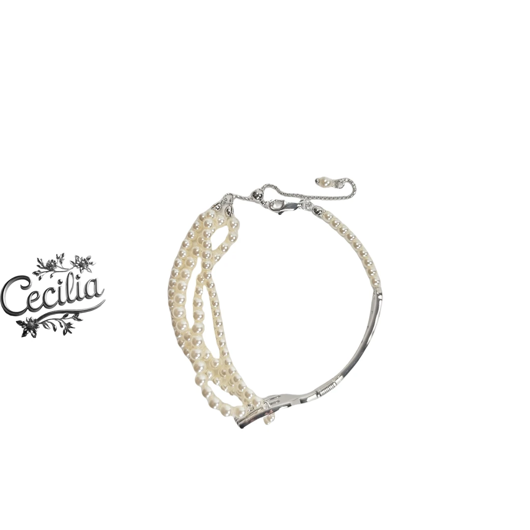 合金仿珍珠手链 Cecilia 简约百搭精致优雅手链Y-S12