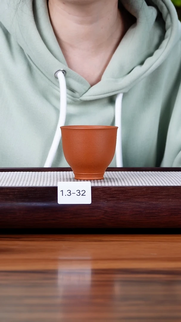 茶壶紫砂1.3-32 大红泥  主人杯