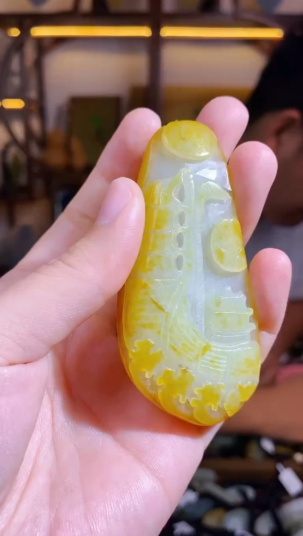 和田玉未镶嵌颈饰1