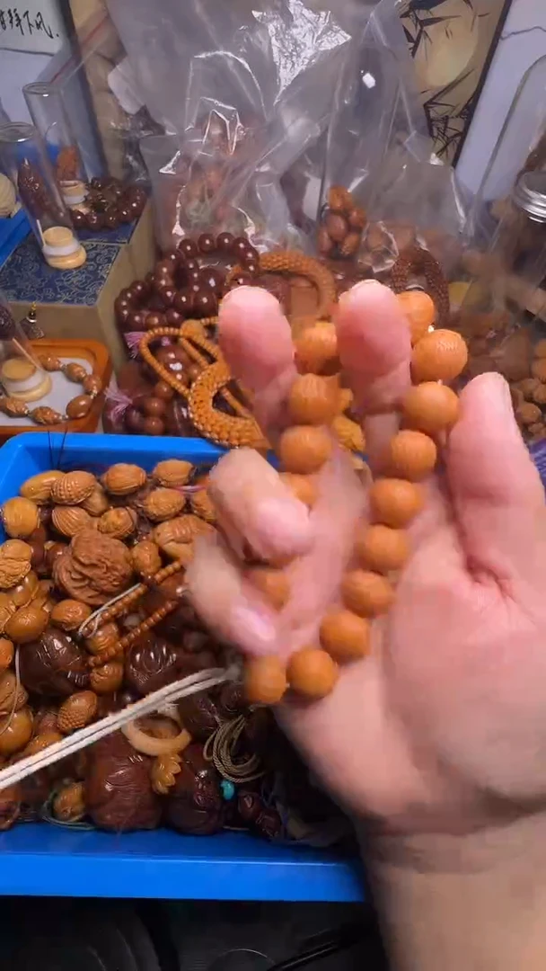 手串橄榄核清**影猴头土豪