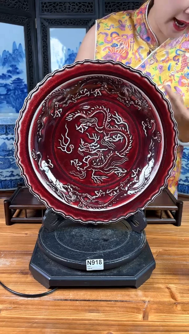 摆件景德镇陶瓷仿古摆件N918