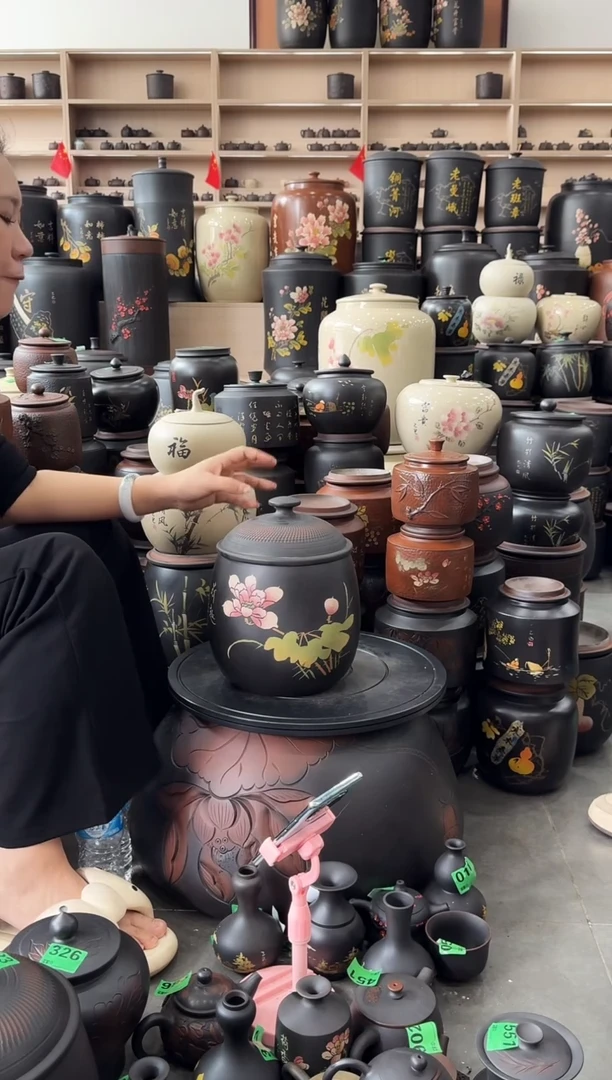 罐完品茶叶罐龙蛋彩填 532