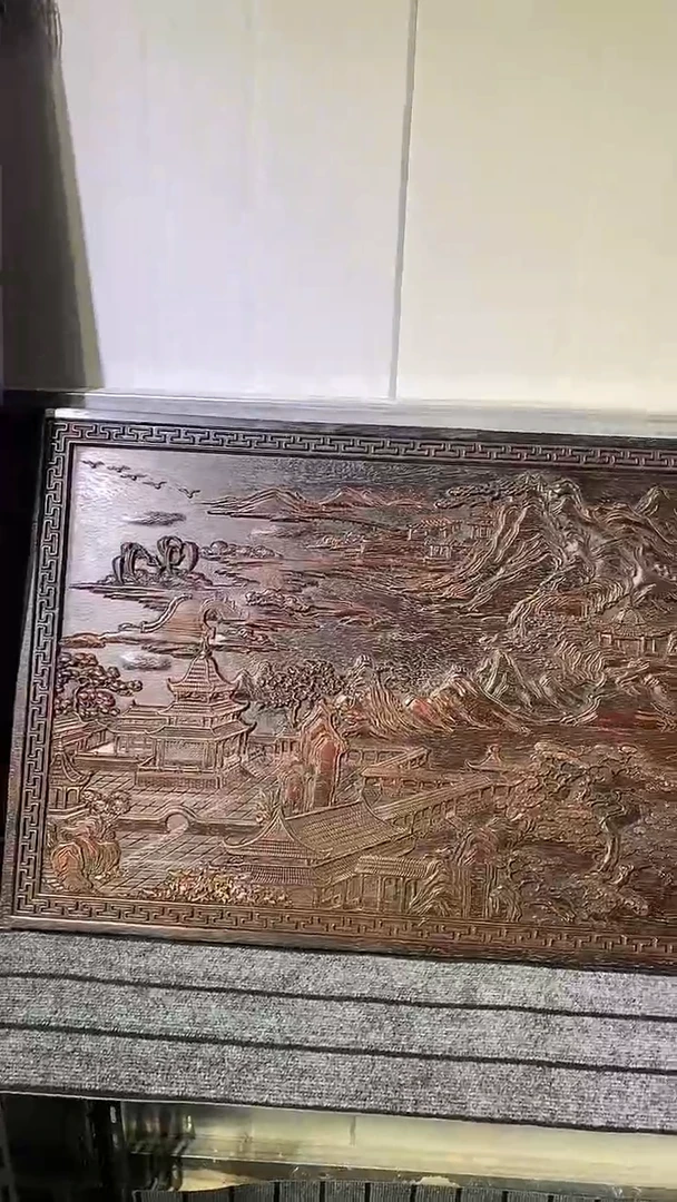木紫檀雕刻一物一拍