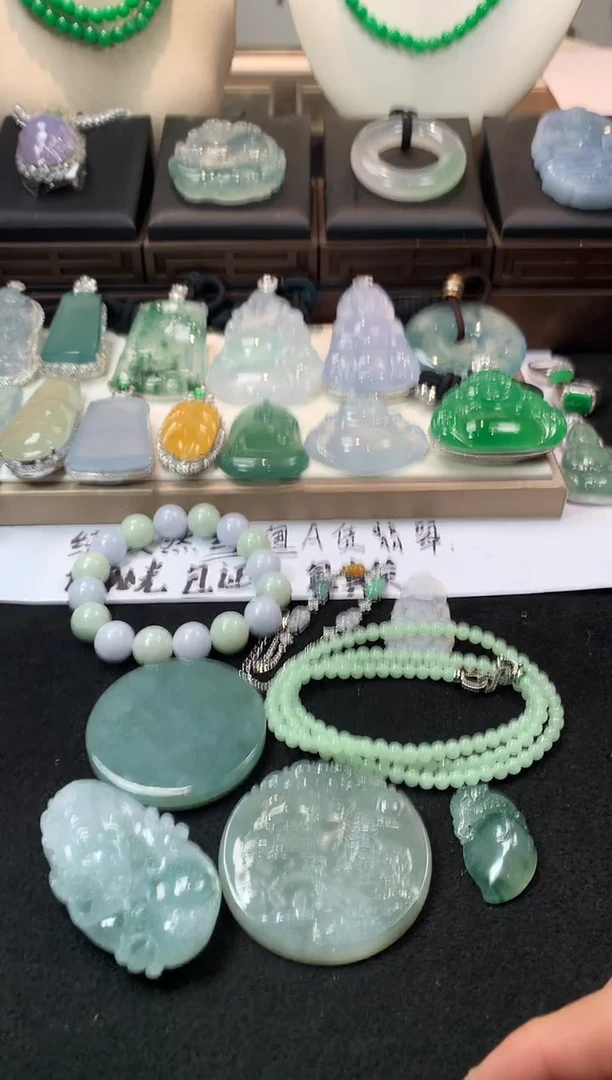 未镶嵌定制翡翠盛*~3906毛货不退不换