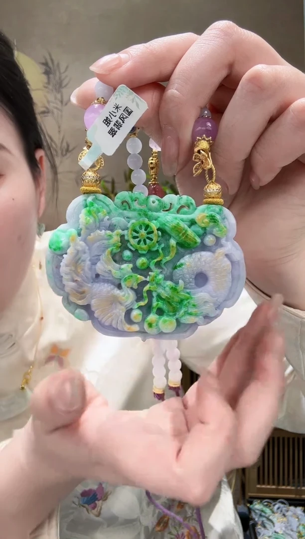 【闪购商品】翡翠耳饰未镶嵌吊坠