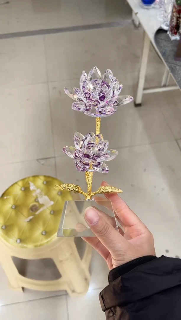 有机玻璃紫色莲花