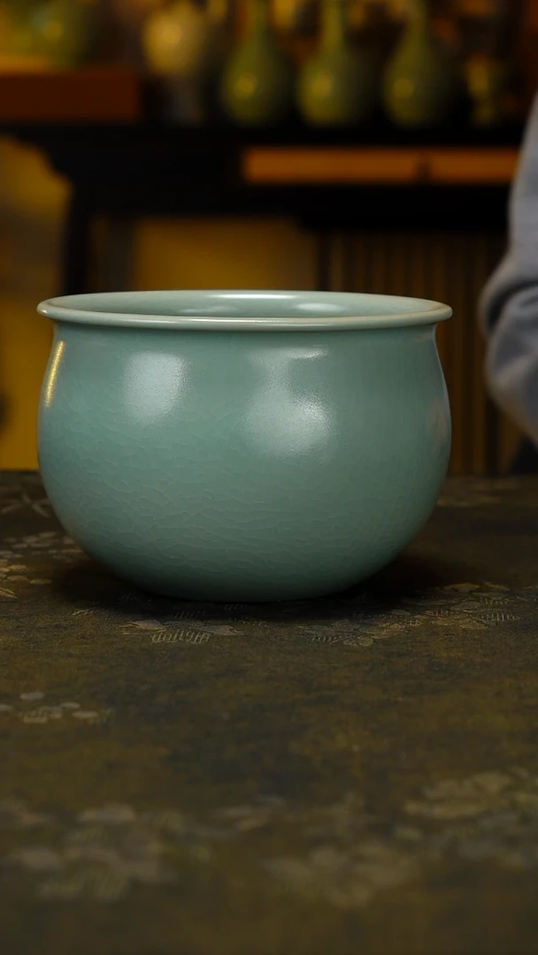 杯子瓷精品风水缸渣斗