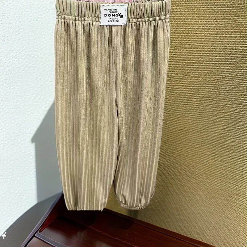 【亏米起量】春夏季男女宝防蚊裤休闲百搭长裤束脚裤宽松透气韩版